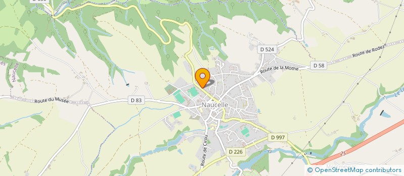 localisation de l'entreprise MONSIEUR PASCAL DUPLAY  NAUCELLE