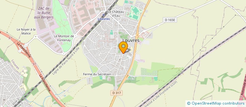 localisation de l'entreprise MONSIEUR PASCAL DUPONCHEL  LOUVRES