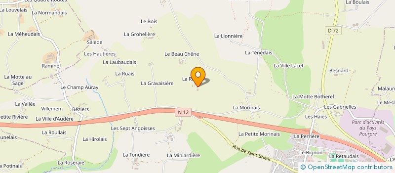 localisation de l'entreprise MONSIEUR PASCAL DUPONT  BEDEE