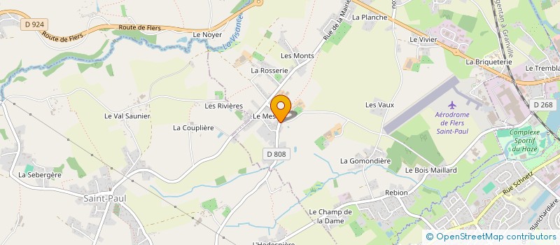 localisation de l'entreprise MONSIEUR PASCAL DUPONT à LA LANDE-PATRY