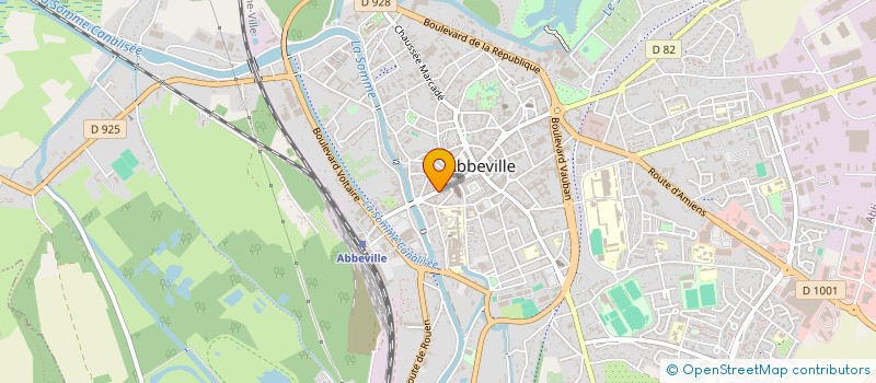 localisation de l'entreprise MONSIEUR PASCAL DUPORGE à ABBEVILLE