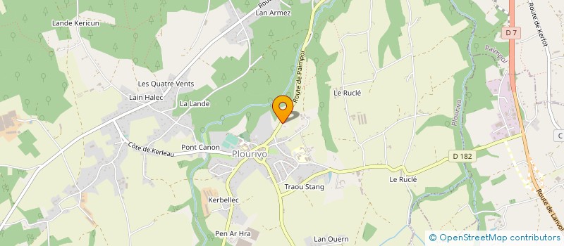 localisation de l'entreprise MONSIEUR PASCAL DURAND  PLOURIVO