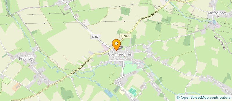 localisation de l'entreprise MONSIEUR PASCAL DURIEUX à GOMMEGNIES