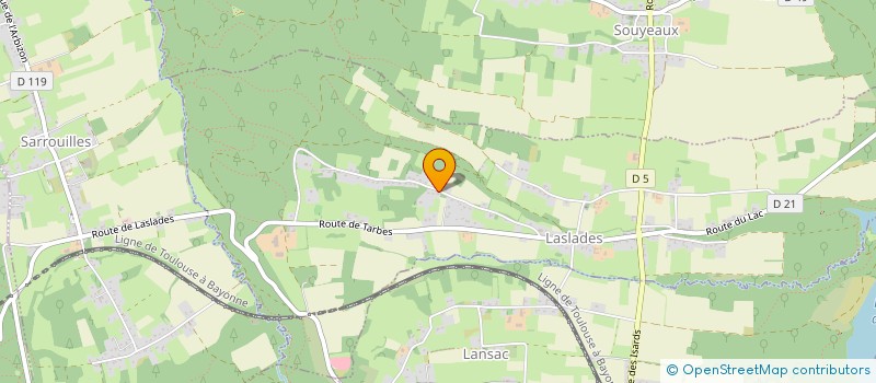 localisation de l'entreprise MONSIEUR PASCAL DURROUX  CHELLE DEBAT