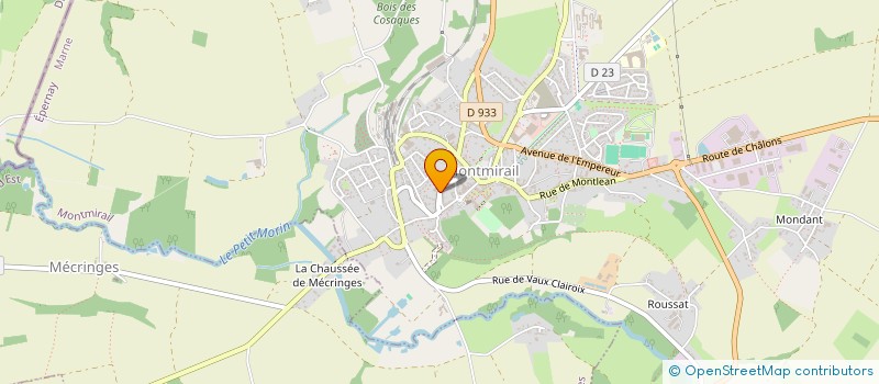 localisation de l'entreprise MONSIEUR PASCAL DUSANTER  MONTMIRAIL