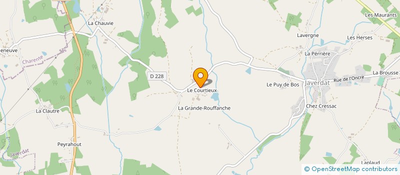 localisation de l'entreprise MONSIEUR PASCAL DUTHEIL à JAVERDAT