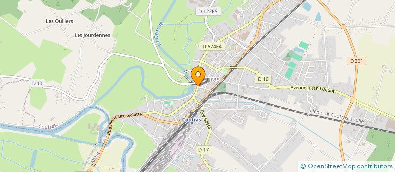 localisation de l'entreprise MONSIEUR PASCAL DUTOUR  COUTRAS