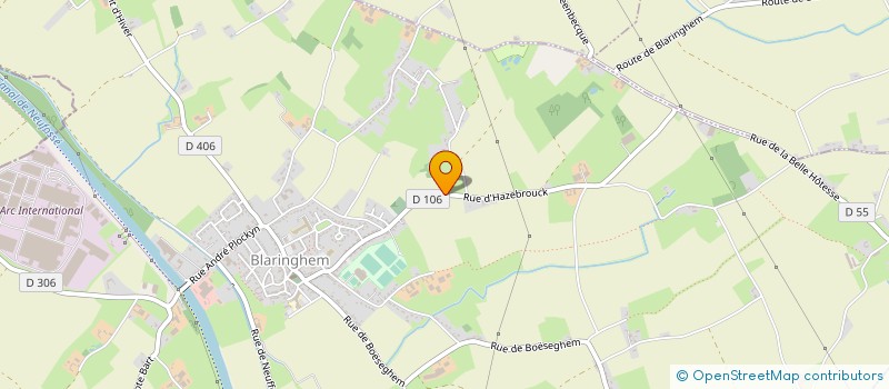 localisation de l'entreprise MONSIEUR PASCAL DUVAL à BLARINGHEM