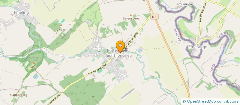 localisation de l'entreprise MONSIEUR PASCAL EBERSWILLER  PUTTELANGE-LES-THIONVILLE