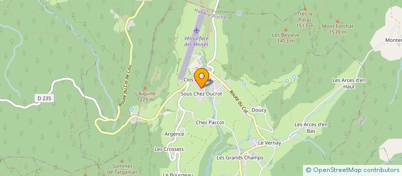 localisation de l'entreprise MONSIEUR PASCAL ECALE  HABERE-LULLIN