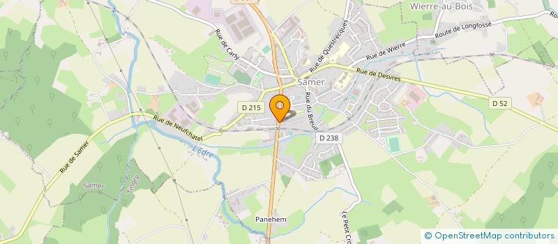 localisation de l'entreprise MONSIEUR PASCAL EECHOUT  SAMER