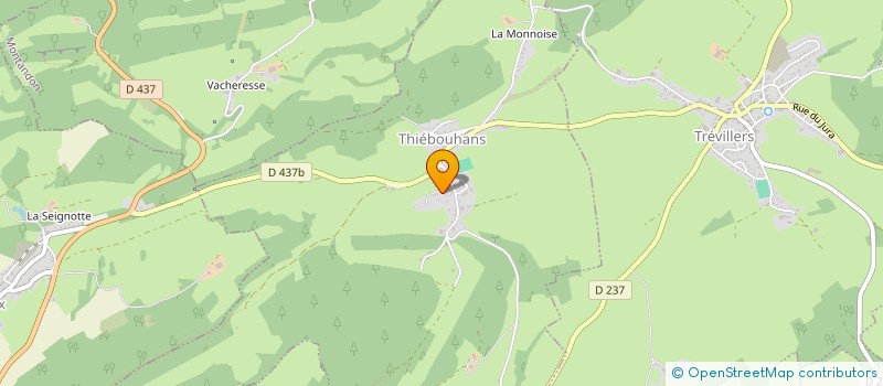 localisation de l'entreprise MONSIEUR PASCAL ELLENBERGER  THIEBOUHANS