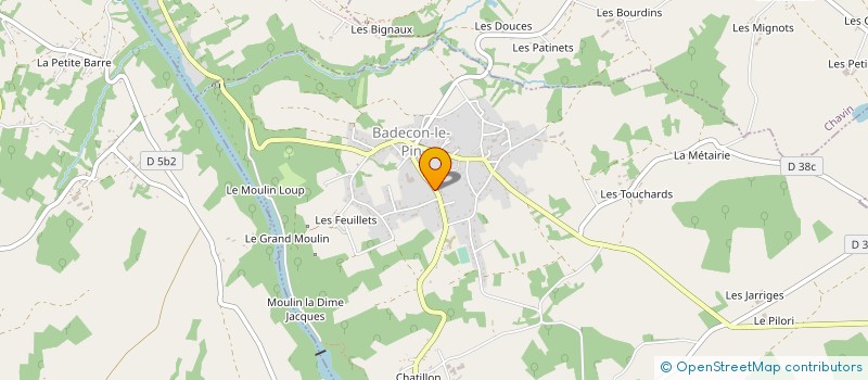 localisation de l'entreprise MONSIEUR PASCAL ENIQUE à BADECON-LE-PIN