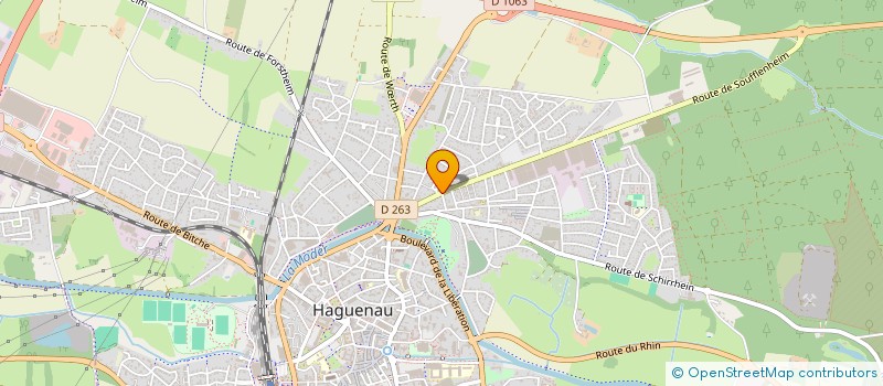 localisation de l'entreprise MONSIEUR PASCAL ENNESSER  HAGUENAU