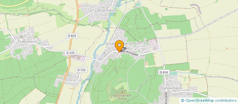 localisation de l'entreprise MONSIEUR PASCAL ESCHBACH  DAHLENHEIM