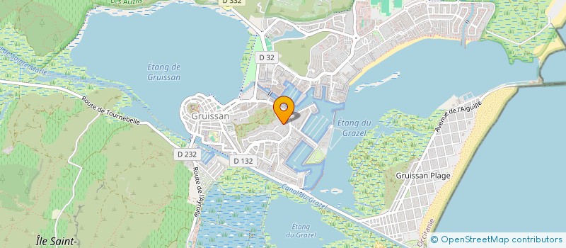 localisation de l'entreprise MONSIEUR PASCAL ESCUDIE  GRUISSAN