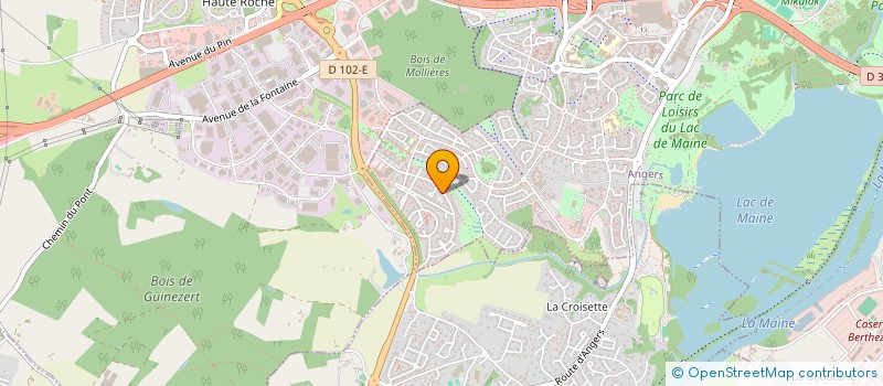 localisation de l'entreprise MONSIEUR PASCAL ESDOURRUBAILH à ANGERS