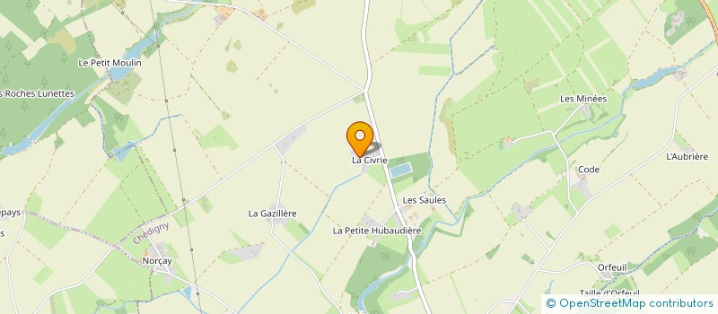 localisation de l'entreprise MONSIEUR PASCAL EVAIN  CHEDIGNY