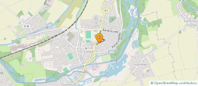 localisation de l'entreprise MONSIEUR PASCAL FACQUIER  CORBIE