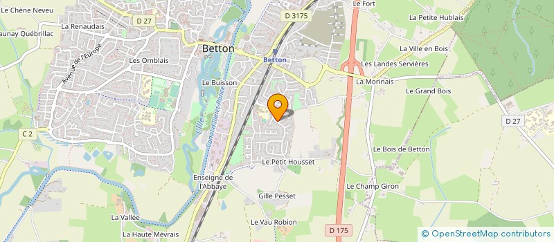 localisation de l'entreprise MONSIEUR PASCAL FADIER  BETTON