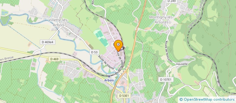 localisation de l'entreprise MONSIEUR PASCAL FAIVRE  SAINT-CYR-MONTMALIN