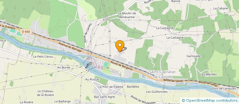 localisation de l'entreprise MONSIEUR PASCAL FAJARDO à SAINT-CAPRAISE-DE-LALINDE