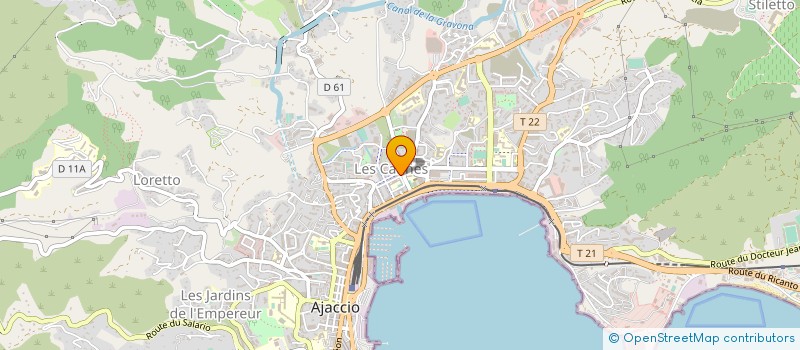 localisation de l'entreprise MONSIEUR PASCAL FAJARDO à AJACCIO