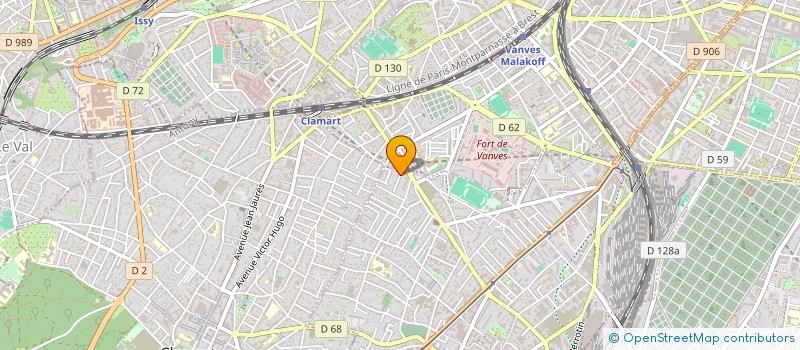localisation de l'entreprise MONSIEUR PASCAL FAUDET  CHATILLON