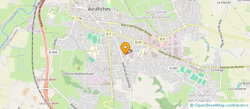 localisation de l'entreprise MONSIEUR PASCAL FAURE  AVRANCHES