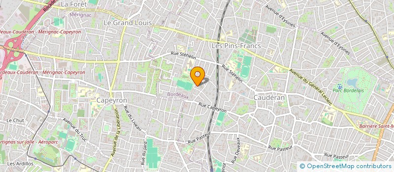 localisation de l'entreprise MONSIEUR PASCAL FAURIAUX  BORDEAUX