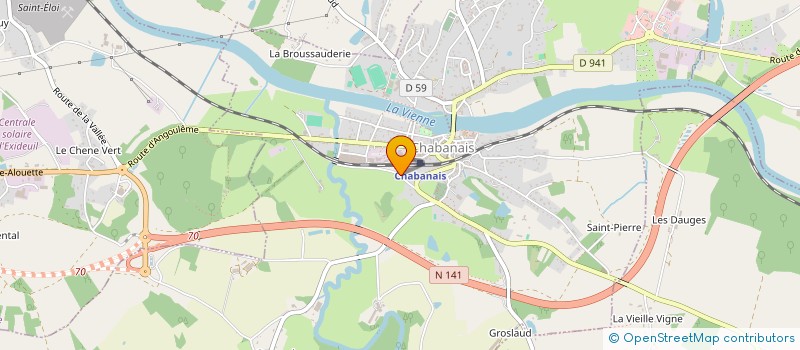 localisation de l'entreprise MONSIEUR PASCAL FAURISSON  CHABANAIS