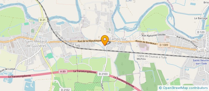 localisation de l'entreprise MONSIEUR PASCAL FAVEREAU  CAMPS-SUR-L'ISLE