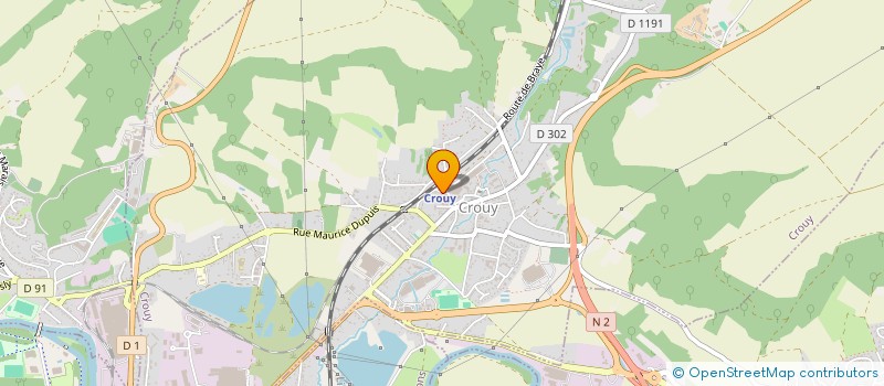 localisation de l'entreprise MONSIEUR PASCAL FAYARD à CROUY