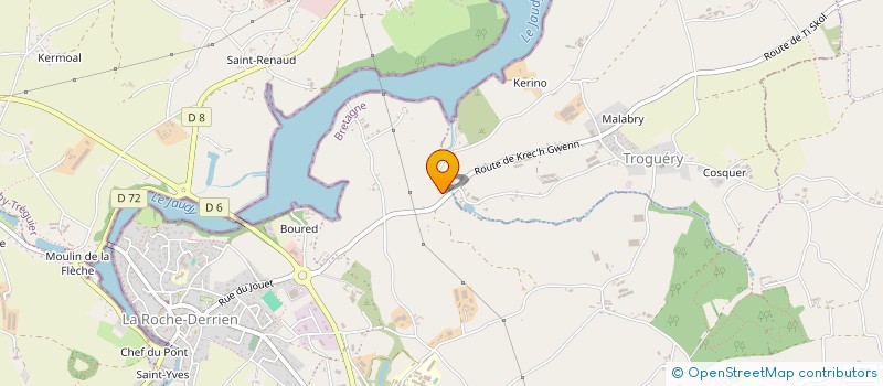 localisation de l'entreprise MONSIEUR PASCAL FEGER  TROGUERY