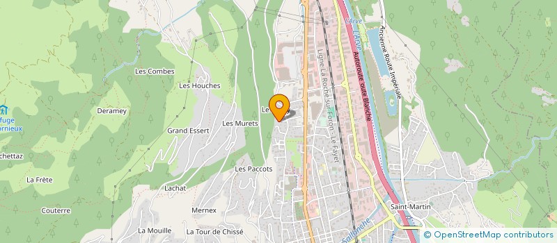 localisation de l'entreprise MONSIEUR PASCAL FEIGE à SALLANCHES