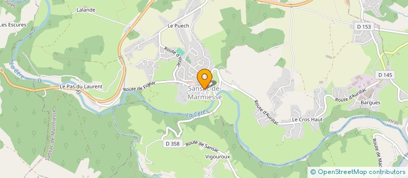 localisation de l'entreprise MONSIEUR PASCAL FELGINES à TEISSIERES-LES-BOULIES