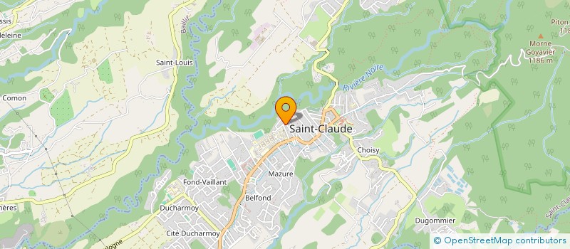 localisation de l'entreprise MONSIEUR PASCAL FELIX à SAINT-CLAUDE