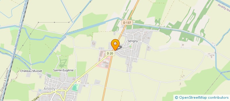 localisation de l'entreprise MONSIEUR PASCAL FERNAND  ANDILLY