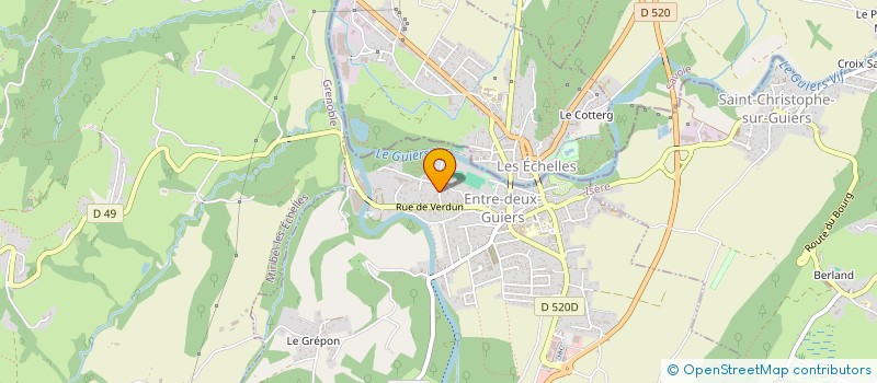 localisation de l'entreprise MONSIEUR PASCAL FERRANTE  ENTRE-DEUX-GUIERS