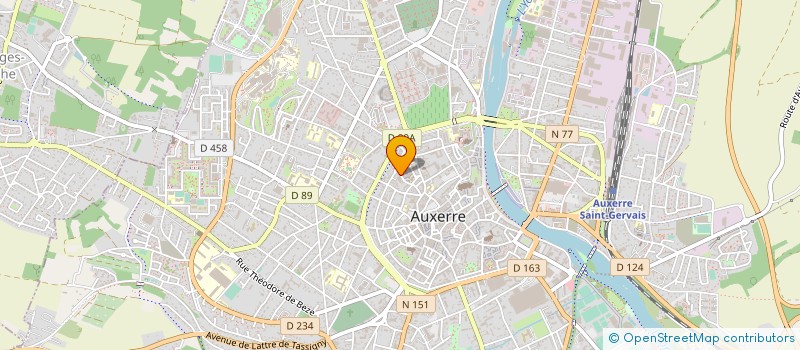 localisation de l'entreprise MONSIEUR PASCAL FERRARIS à AUXERRE