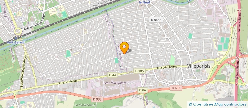 localisation de l'entreprise MONSIEUR PASCAL FERREC à VILLEPARISIS