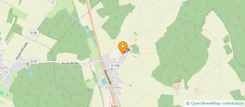 localisation de l'entreprise MONSIEUR PASCAL FERRER  OYRIERES