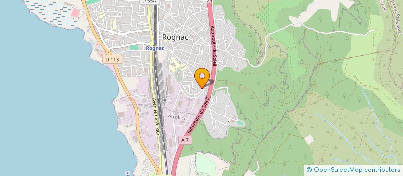 localisation de l'entreprise MONSIEUR PASCAL FERRETE  ROGNAC