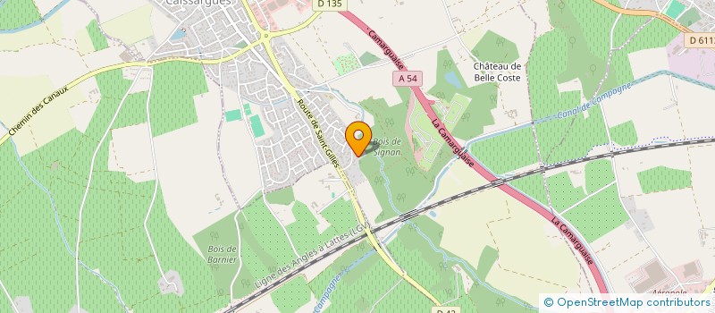 localisation de l'entreprise MONSIEUR PASCAL FESQUET  CAISSARGUES