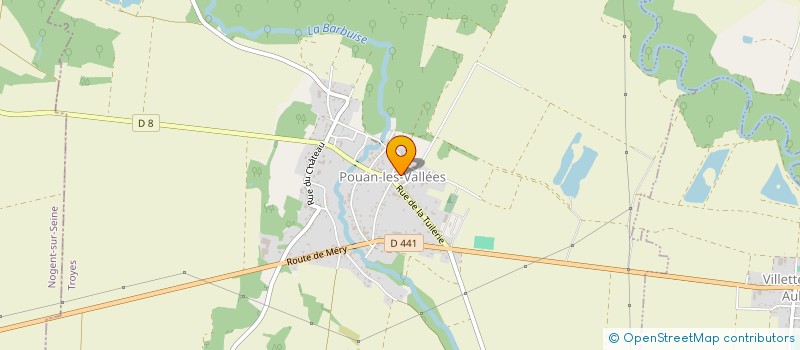 localisation de l'entreprise MONSIEUR PASCAL FEVRE  POUAN-LES-VALLEES