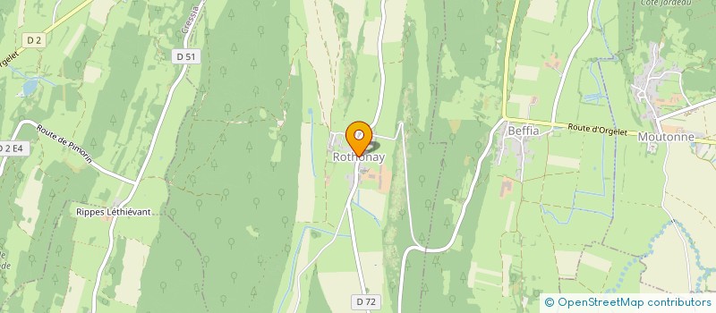 localisation de l'entreprise MONSIEUR PASCAL FIEUX  ROTHONAY