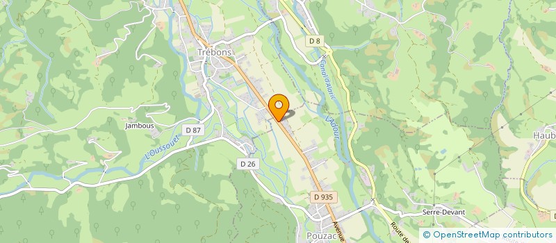 localisation de l'entreprise MONSIEUR PASCAL FILBET  POUZAC