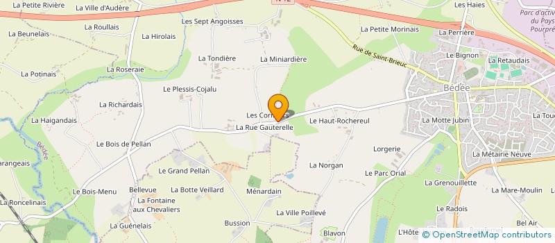 localisation de l'entreprise MONSIEUR PASCAL FILEAUX  BEDEE