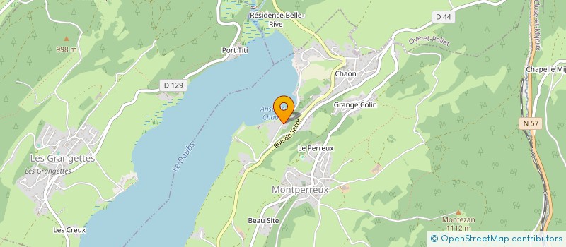 localisation de l'entreprise MONSIEUR PASCAL FILIPPI  MONTPERREUX