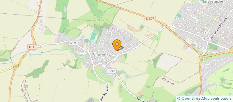 localisation de l'entreprise MONSIEUR PASCAL FISCHER  CHAVENAY